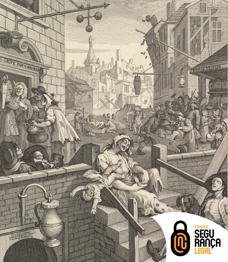 Capa do episódio #399: Gin Lane (1751) de William Hogarth