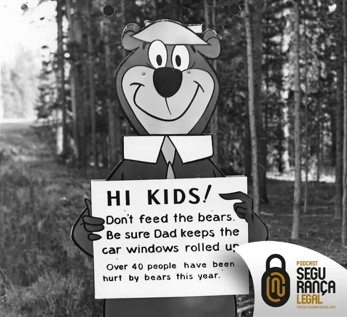 Capa do episódio #120: “Sign advising young National Park visitors not to feed the bears”, 1961