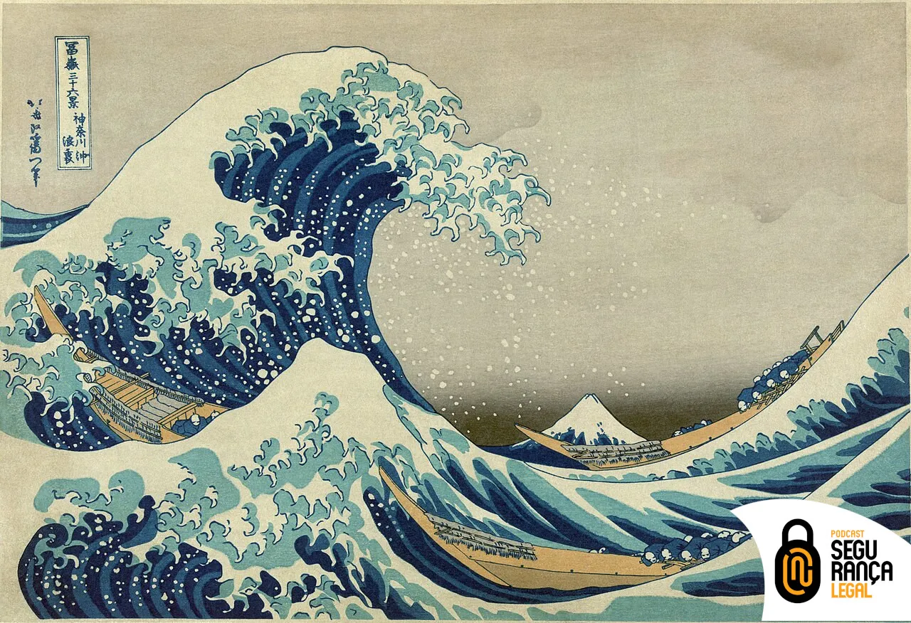 Capa do episódio #421: A Grande Onda de Kanagawa de Katsushika Hokusai